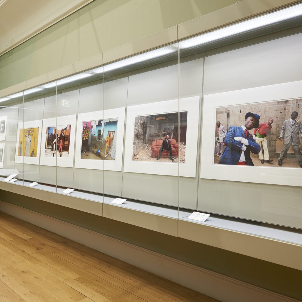 a selection of photographs from the collection on display at Brighton Museum.