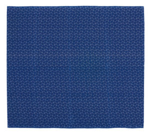Blue and white printed cotton shweshwe fabric