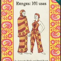 Cover of book with illustrations of women wearing kangas